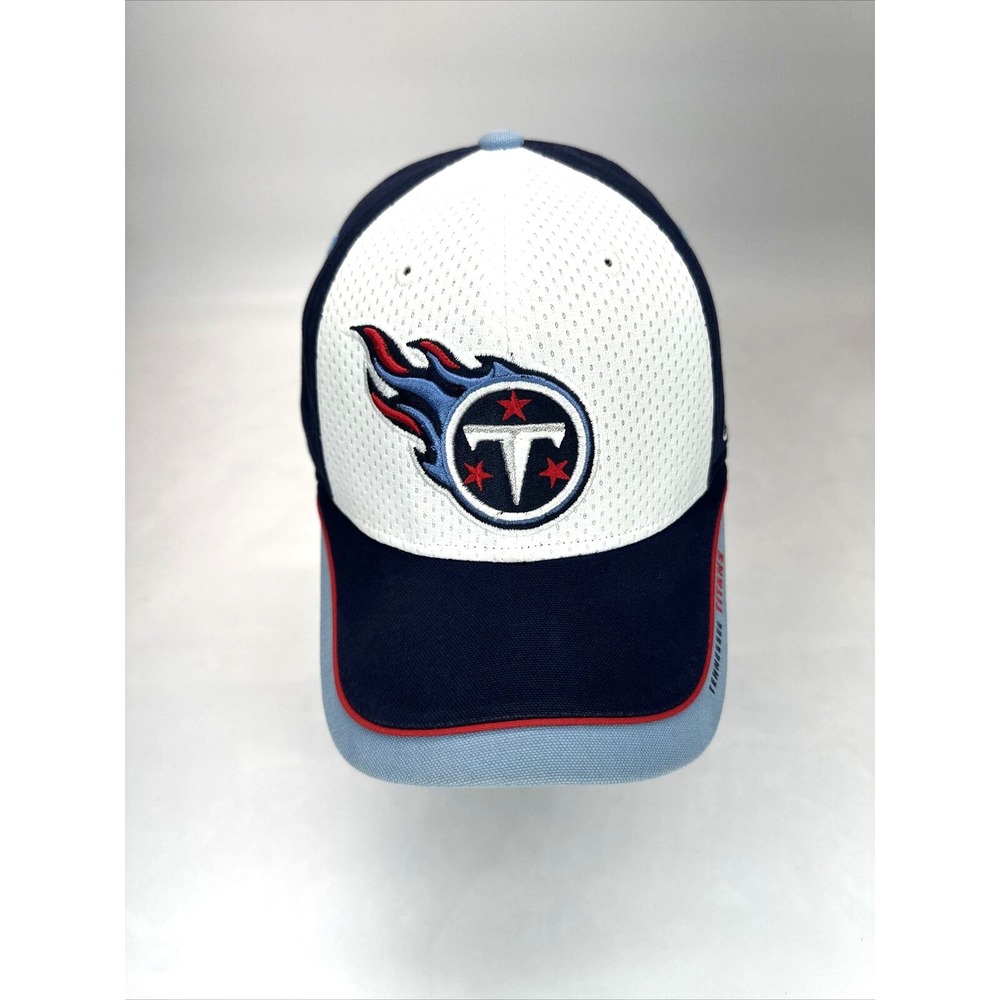 Reebok NFL Tennessee Titans Adult Hat Navy Blue Embroidered Hook Loop Strapback